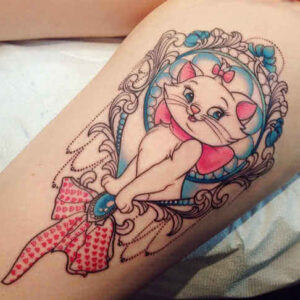 Disney Aristocat Bein Tattoo