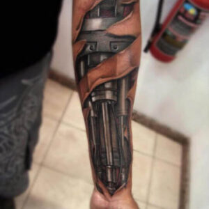 Biomechanic Tattoo biomechanik Arm