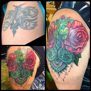 Cover Up Blumen