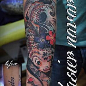 Unterarm Tattoo Cover up Fisch